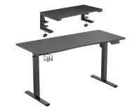 Silver Monkey Biurko elektryczne ED-140 black + podstawka EE-200 - 1351501 - zdjęcie 1